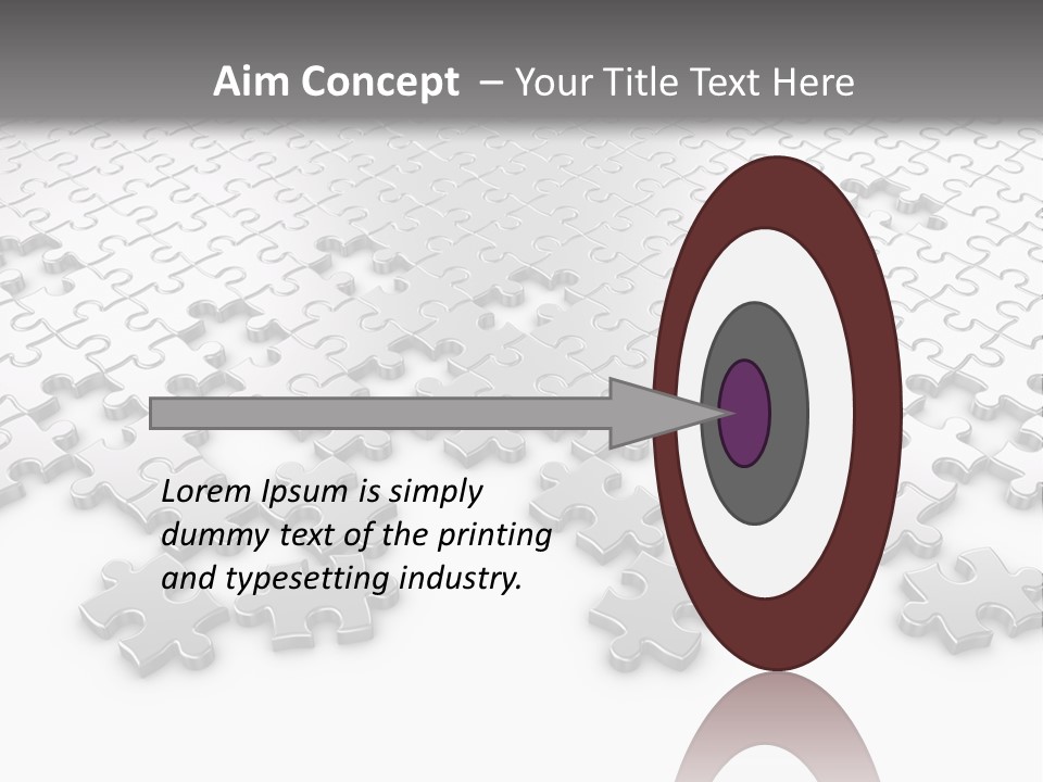 Solution Connection Piece PowerPoint Template