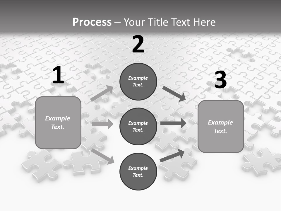 Solution Connection Piece PowerPoint Template
