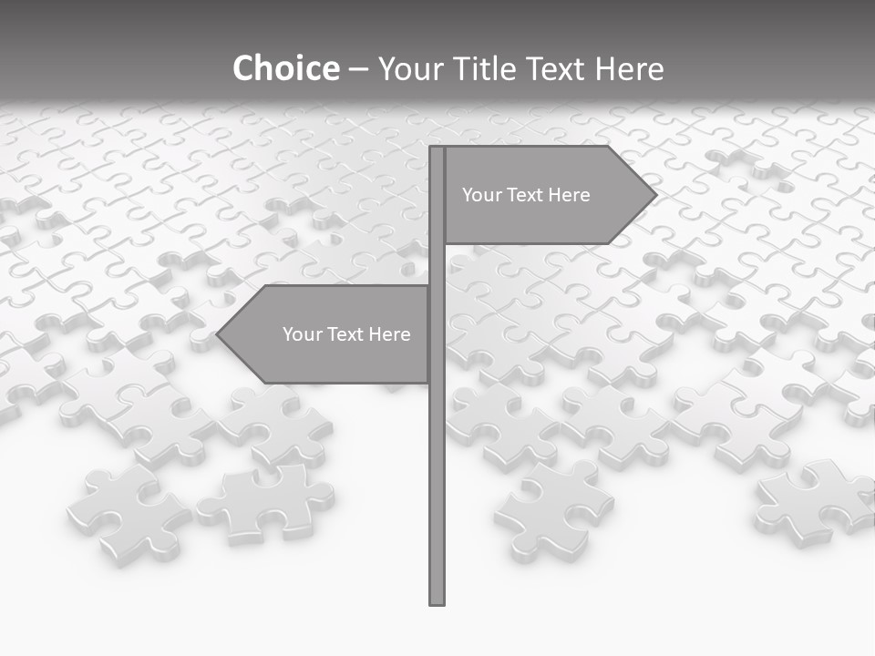 Solution Connection Piece PowerPoint Template
