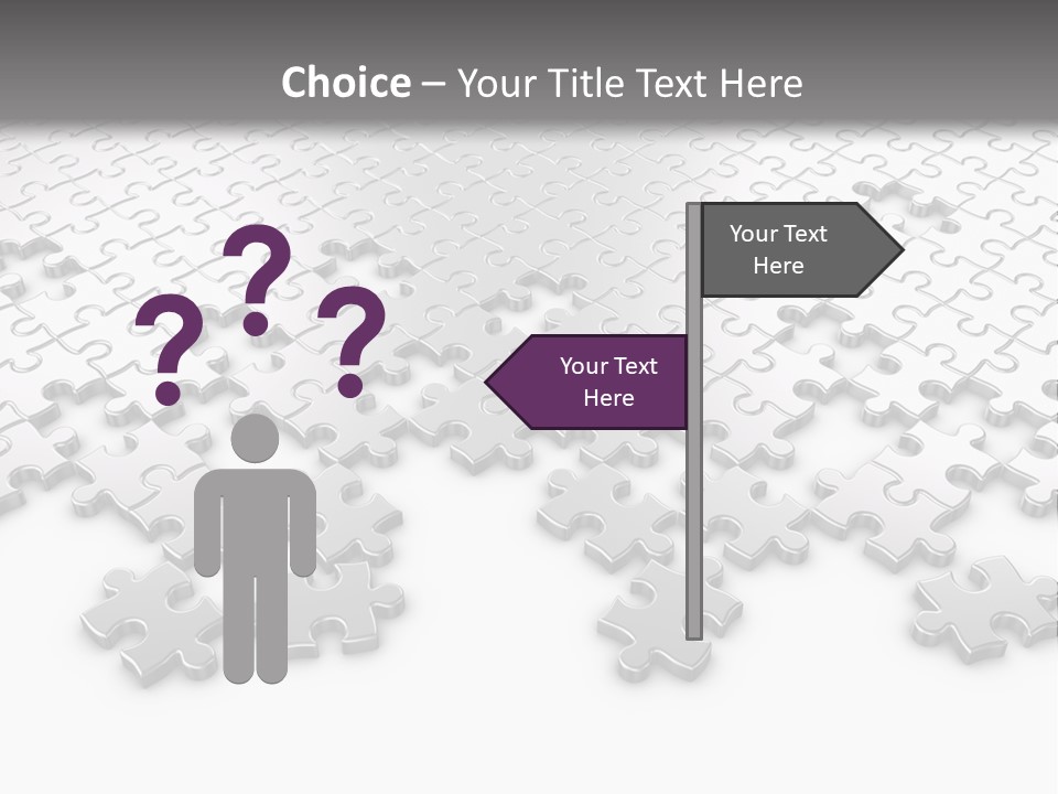 Solution Connection Piece PowerPoint Template
