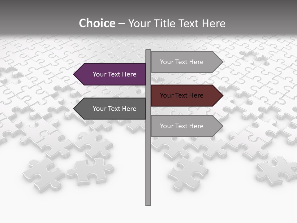 Solution Connection Piece PowerPoint Template