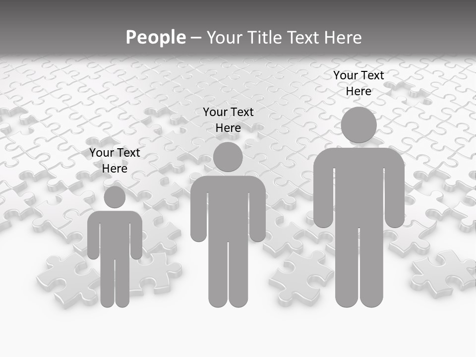 Solution Connection Piece PowerPoint Template