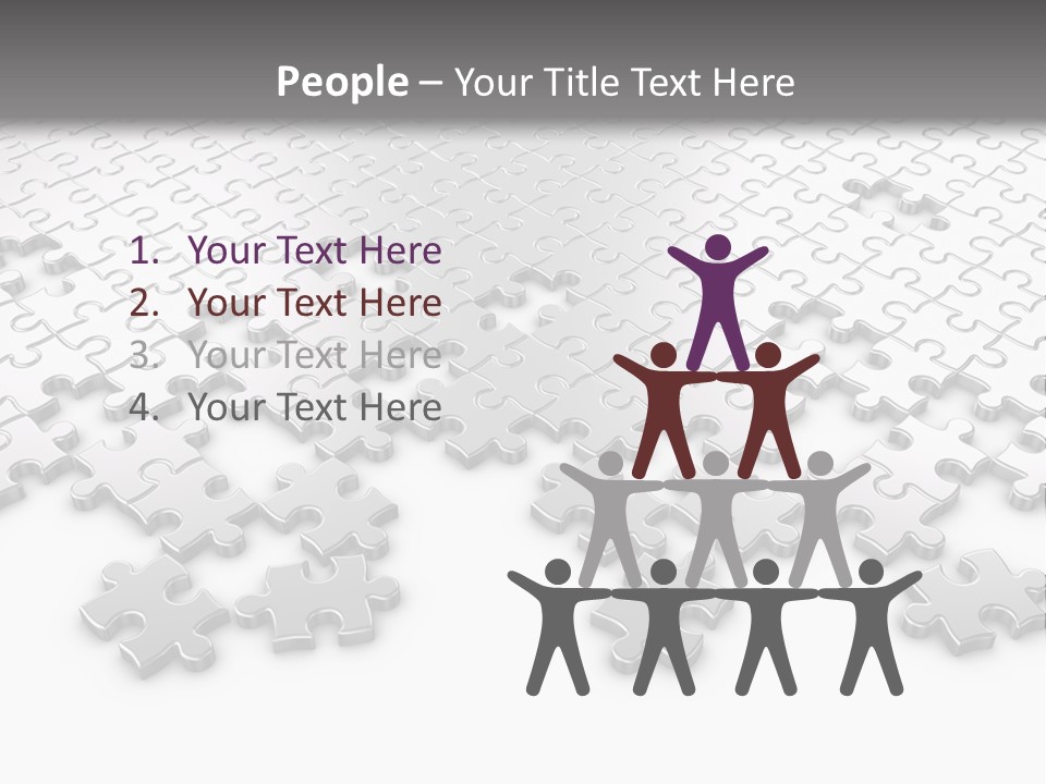 Solution Connection Piece PowerPoint Template