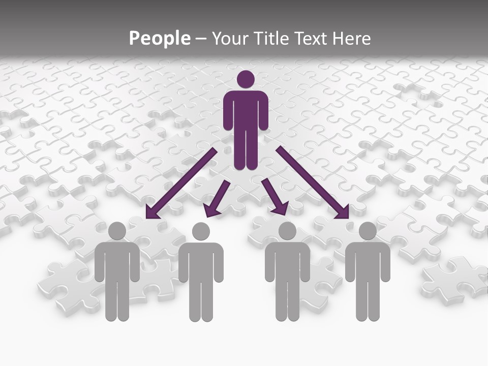 Solution Connection Piece PowerPoint Template