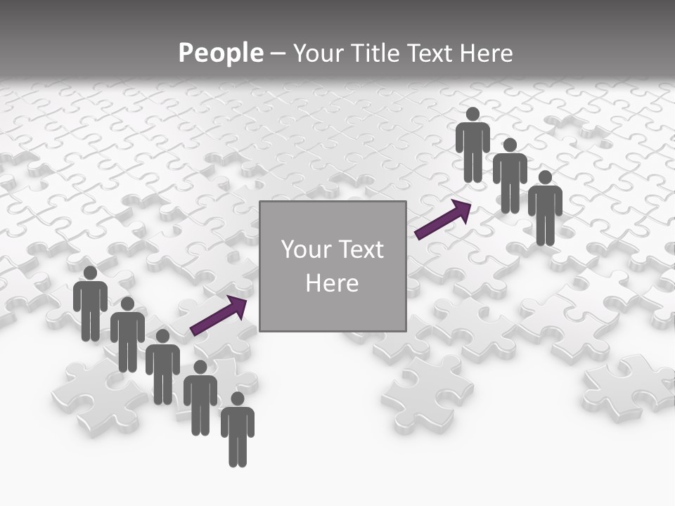 Solution Connection Piece PowerPoint Template