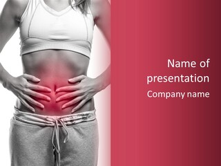 Concepts One Stomachache PowerPoint Template