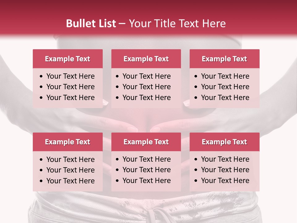 Concepts One Stomachache PowerPoint Template