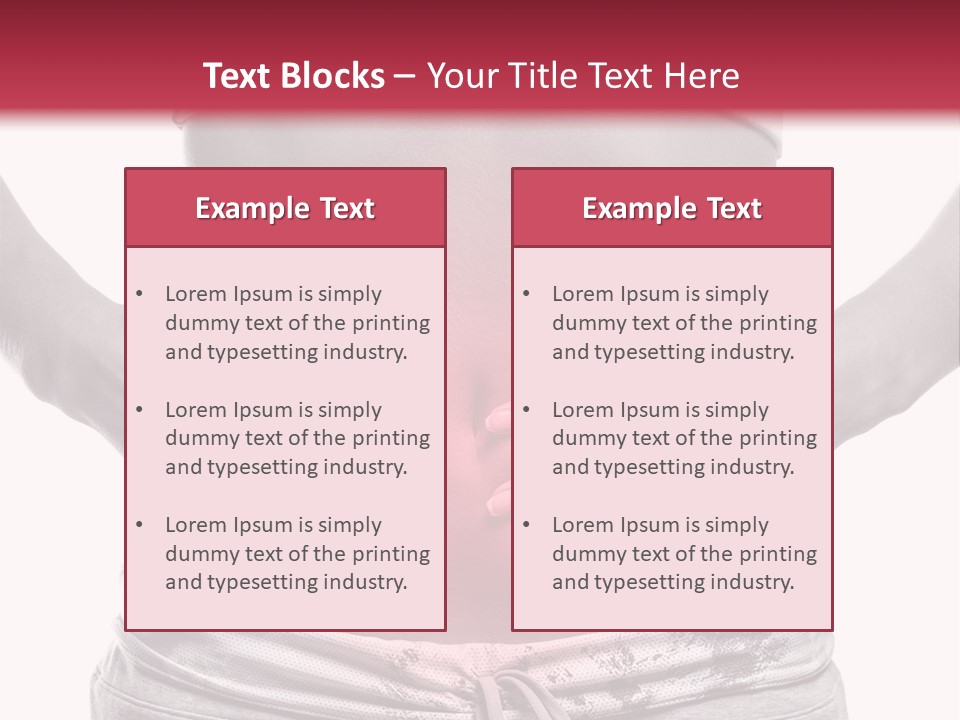 Concepts One Stomachache PowerPoint Template