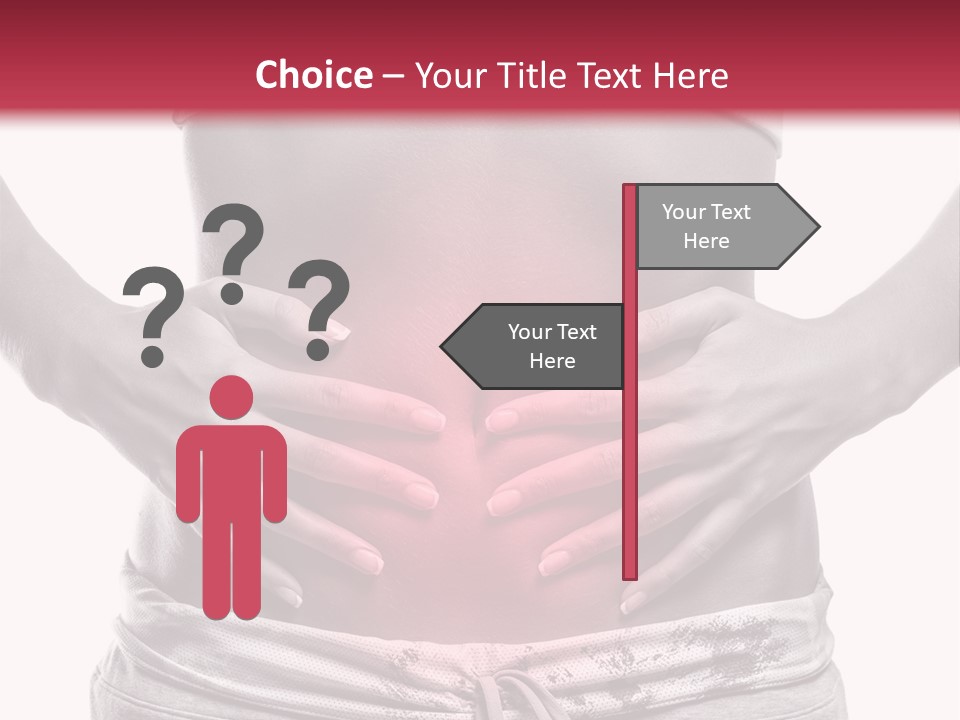 Concepts One Stomachache PowerPoint Template