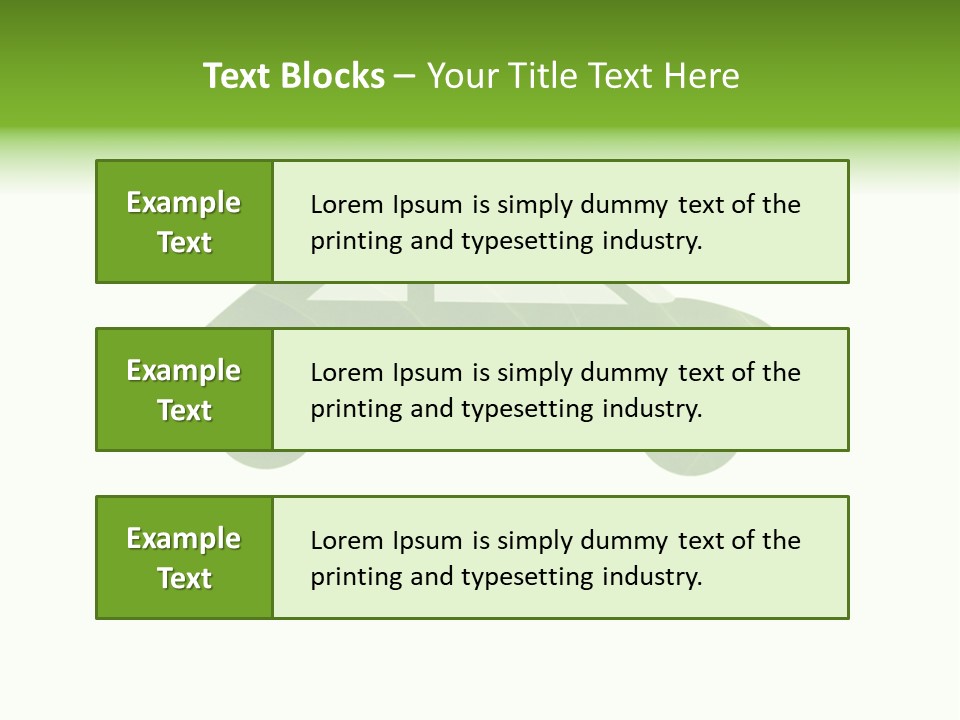 Motor Healthy Transport PowerPoint Template