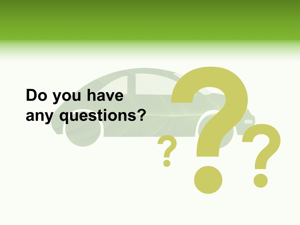 Motor Healthy Transport PowerPoint Template