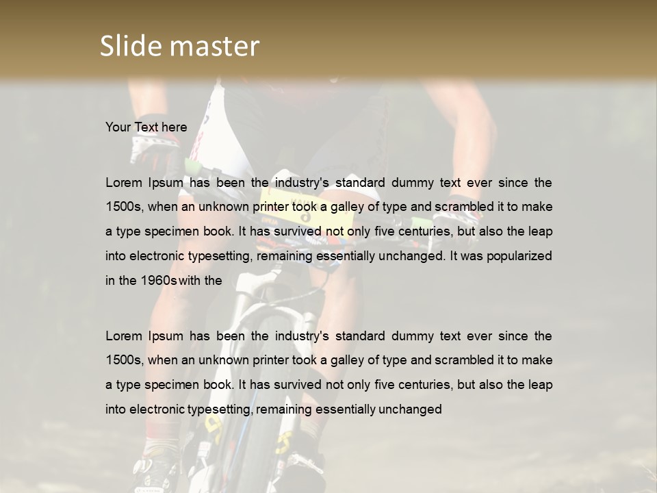 Sixth Ride Elite PowerPoint Template