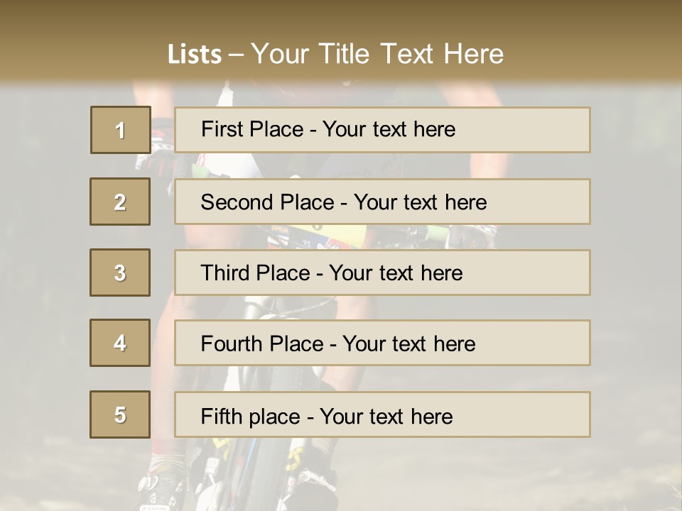 Sixth Ride Elite PowerPoint Template