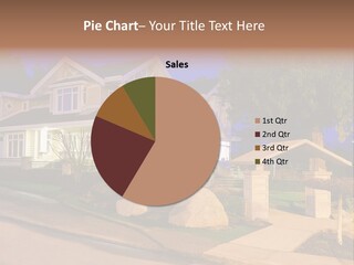 Brick Residence Investment PowerPoint Template