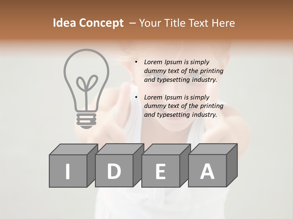 Age Eye Little PowerPoint Template