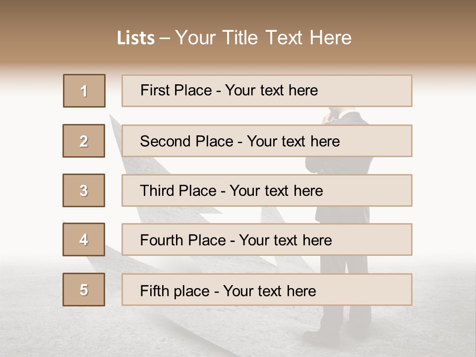 Achievement Success Abstract PowerPoint Template