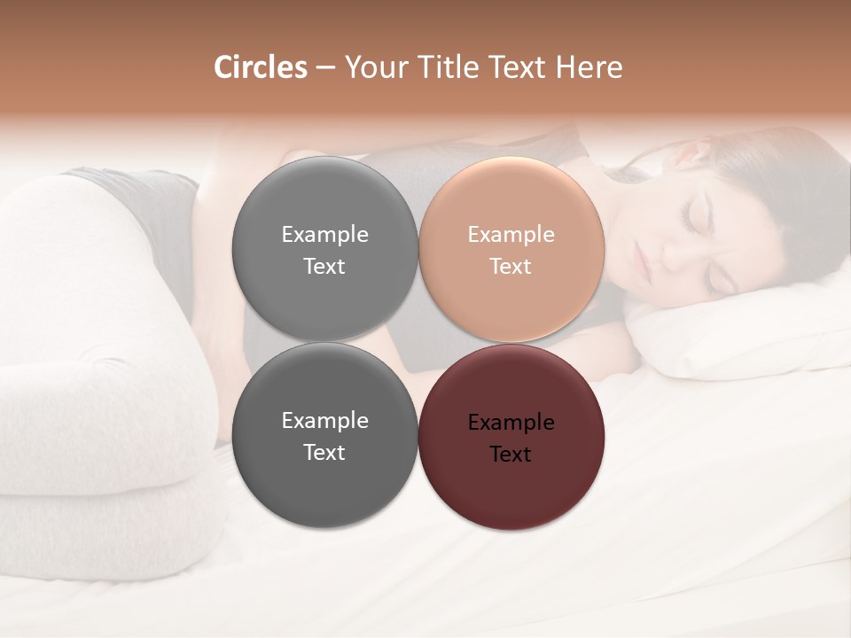Belly White Anorexia PowerPoint Template