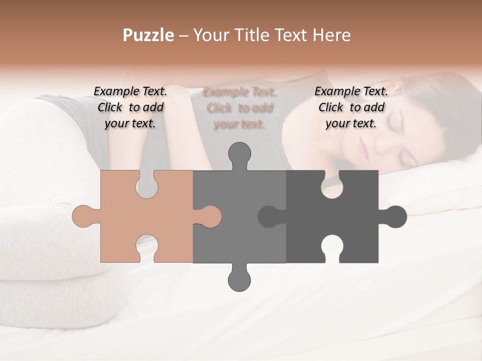 Belly White Anorexia PowerPoint Template