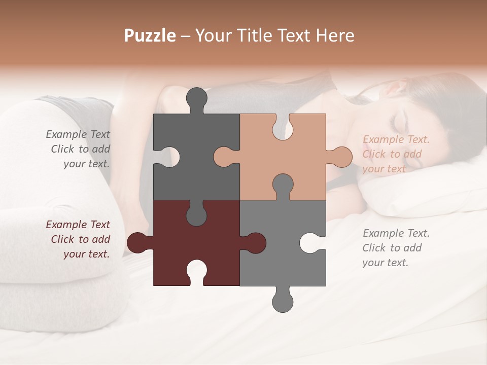 Belly White Anorexia PowerPoint Template