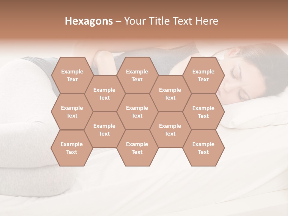 Belly White Anorexia PowerPoint Template