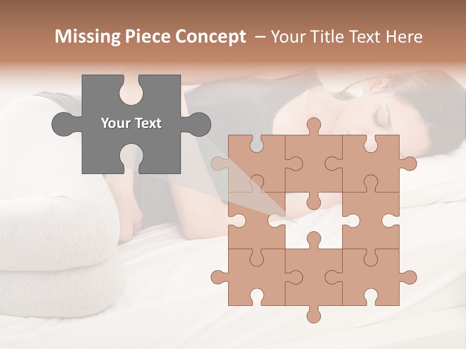 Belly White Anorexia PowerPoint Template