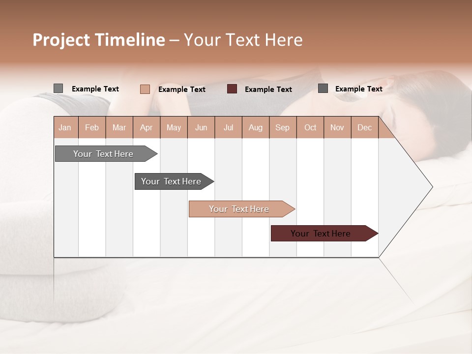 Belly White Anorexia PowerPoint Template