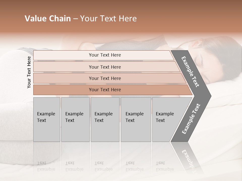 Belly White Anorexia PowerPoint Template