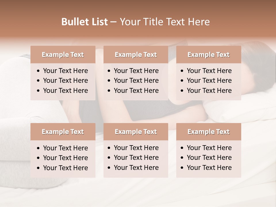 Belly White Anorexia PowerPoint Template