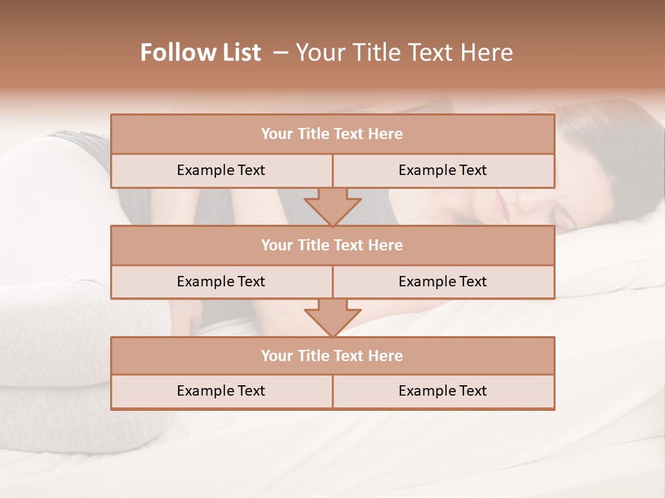 Belly White Anorexia PowerPoint Template