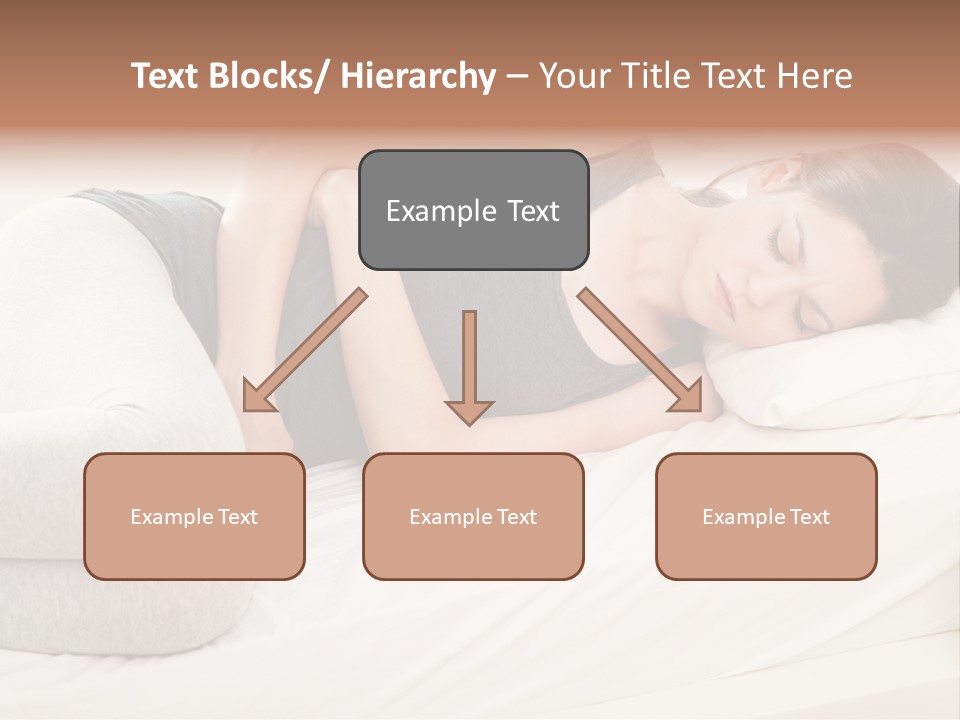 Belly White Anorexia PowerPoint Template