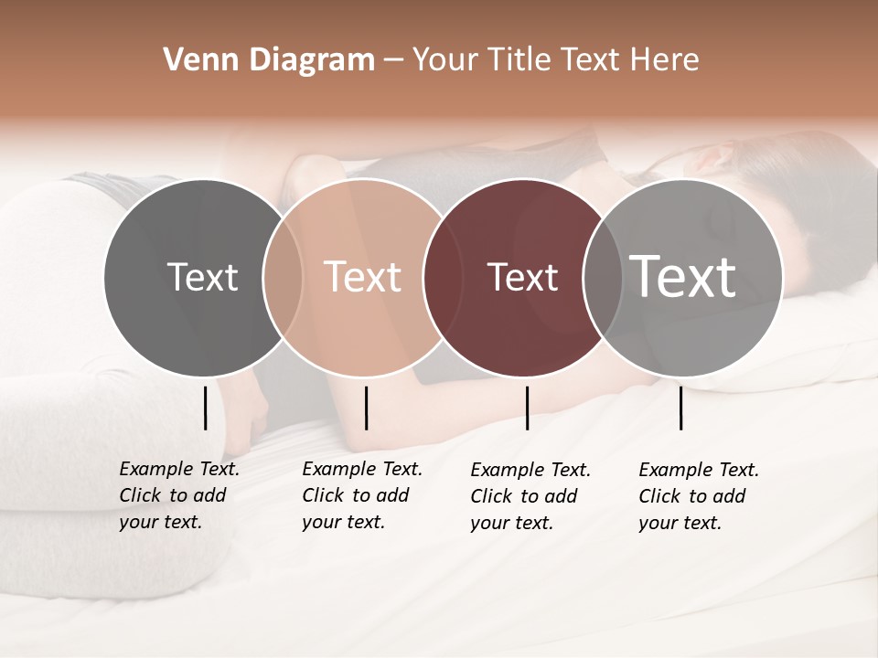 Belly White Anorexia PowerPoint Template