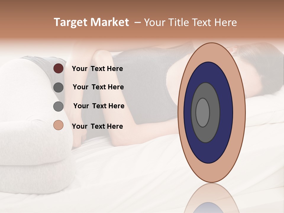 Belly White Anorexia PowerPoint Template