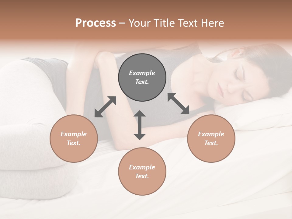 Belly White Anorexia PowerPoint Template