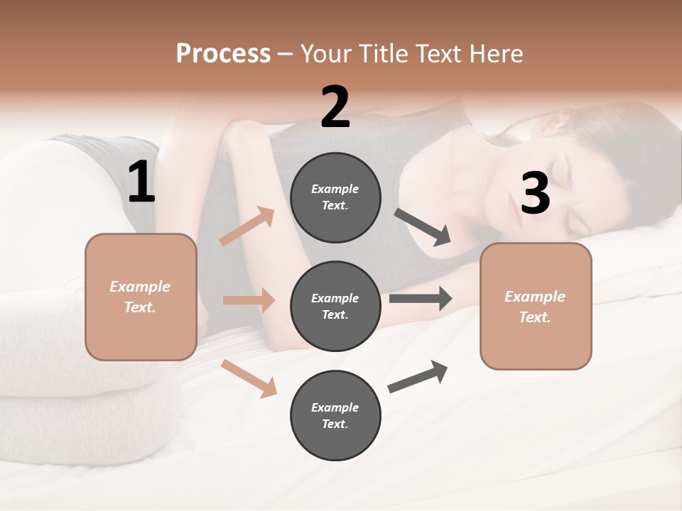 Belly White Anorexia PowerPoint Template