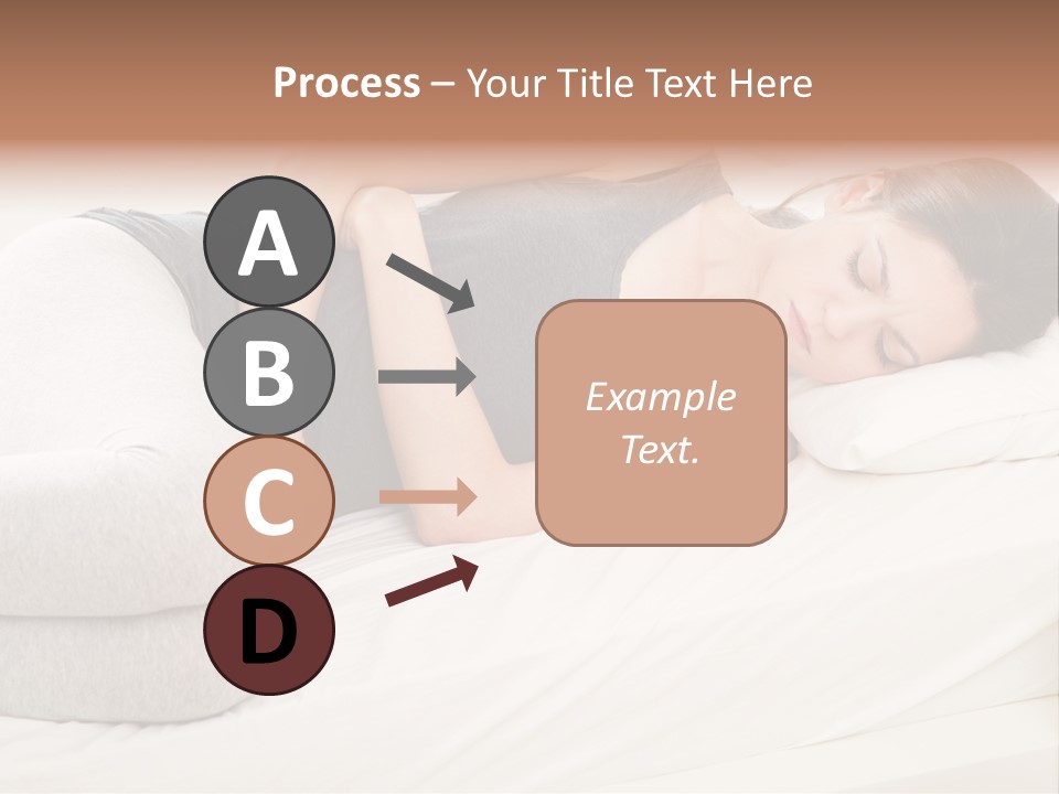 Belly White Anorexia PowerPoint Template