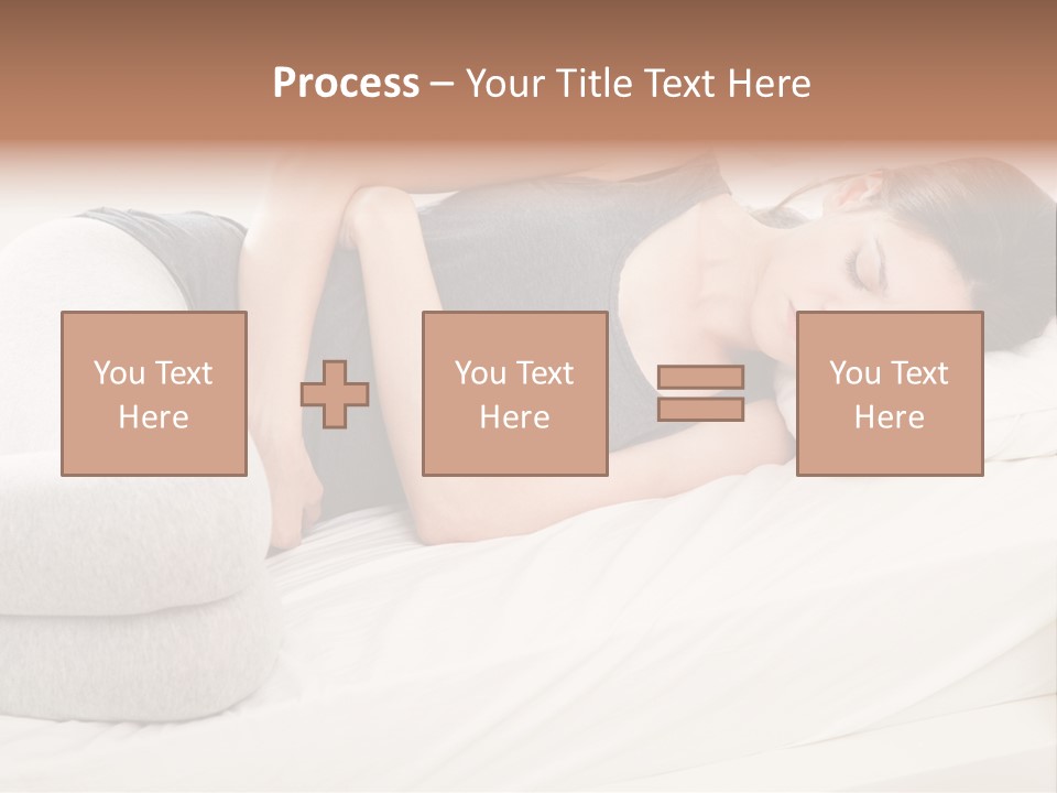 Belly White Anorexia PowerPoint Template