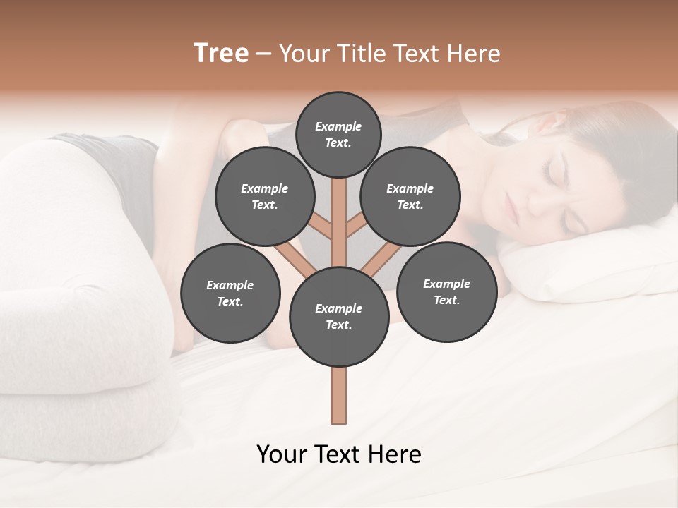 Belly White Anorexia PowerPoint Template