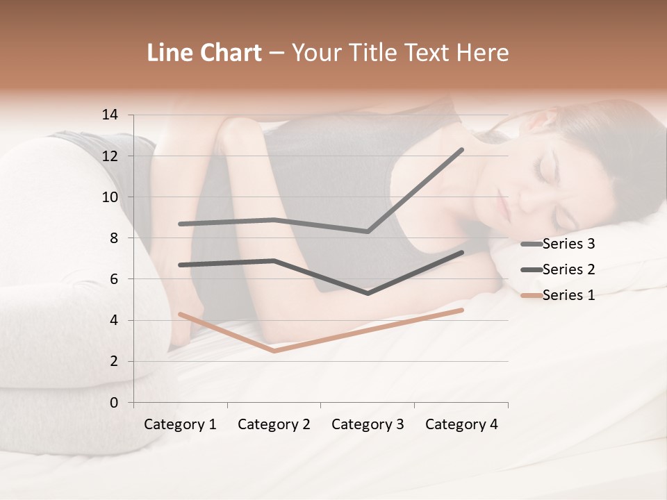 Belly White Anorexia PowerPoint Template