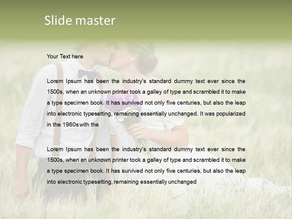 Young Concept Grass PowerPoint Template