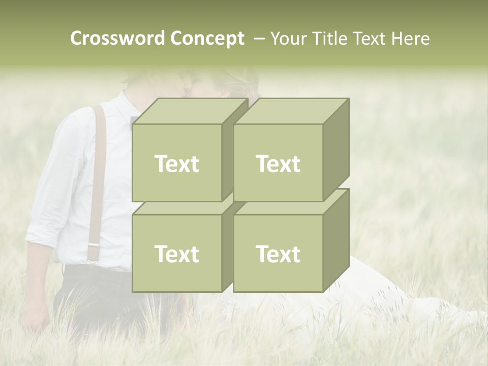 Young Concept Grass PowerPoint Template