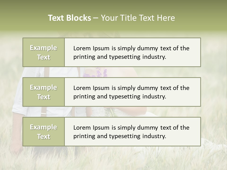 Young Concept Grass PowerPoint Template