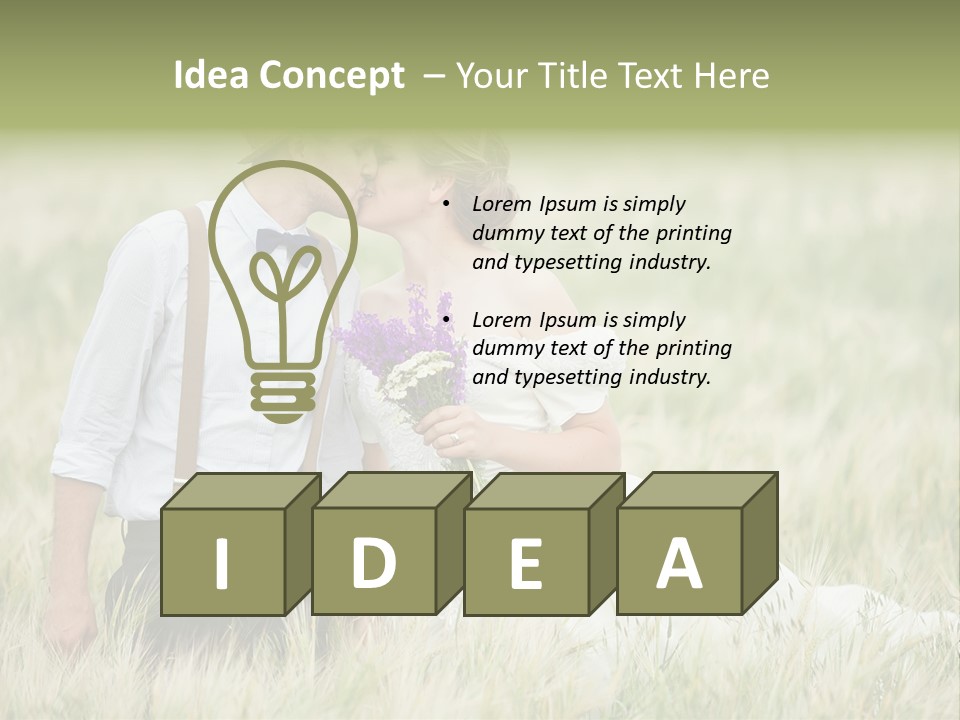 Young Concept Grass PowerPoint Template