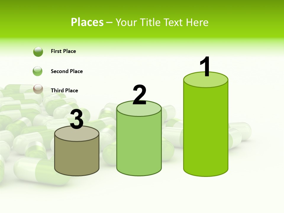 Pharmacy White Closeup PowerPoint Template