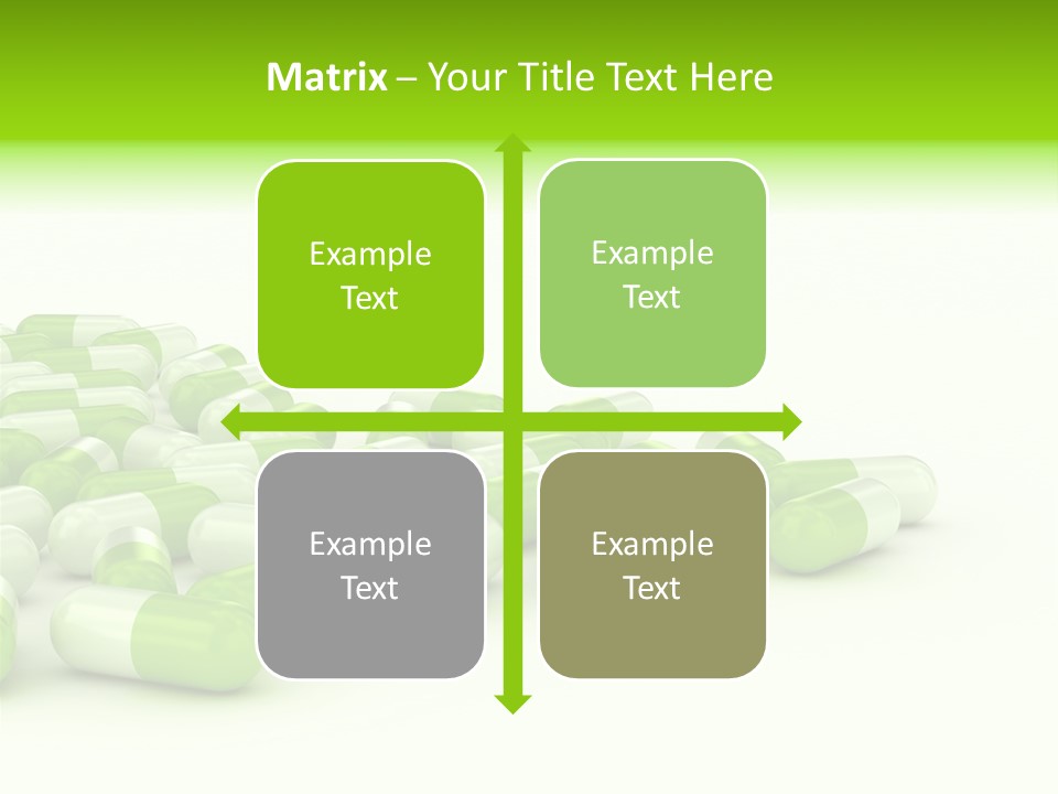 Pharmacy White Closeup PowerPoint Template