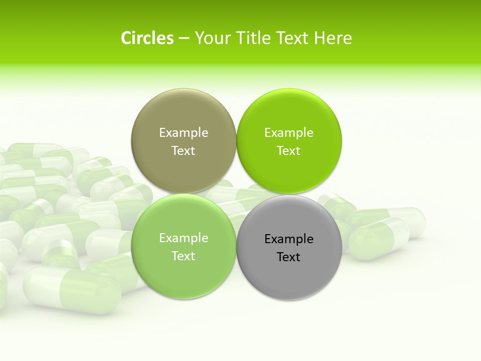 Pharmacy White Closeup PowerPoint Template