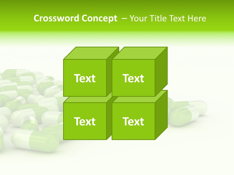 Pharmacy White Closeup PowerPoint Template
