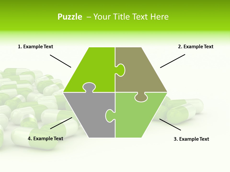 Pharmacy White Closeup PowerPoint Template