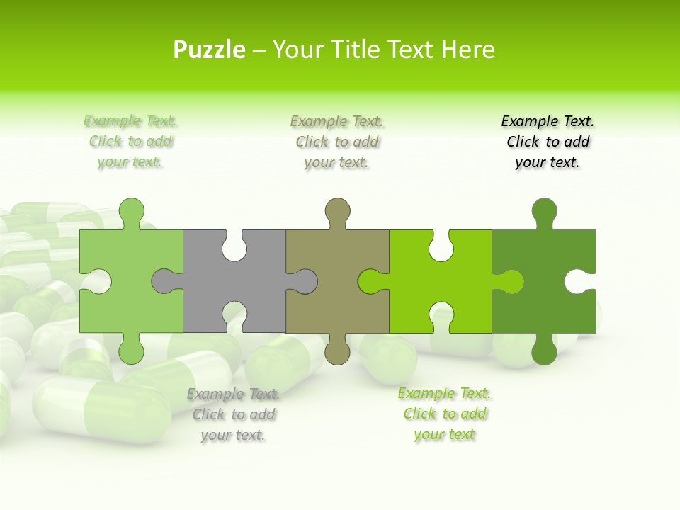 Pharmacy White Closeup PowerPoint Template