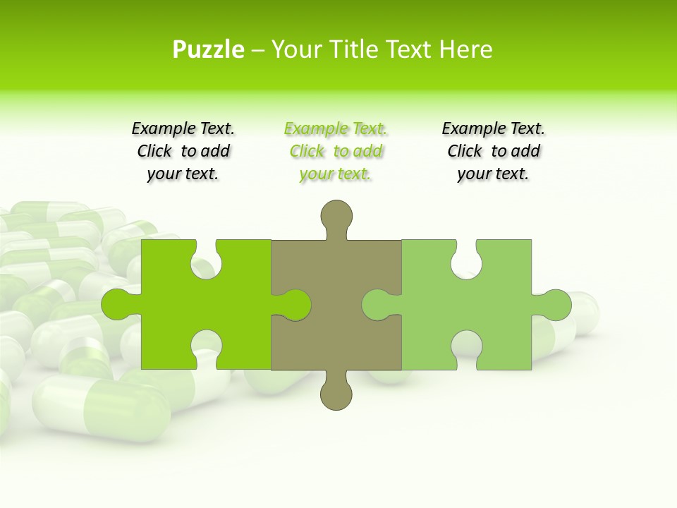 Pharmacy White Closeup PowerPoint Template