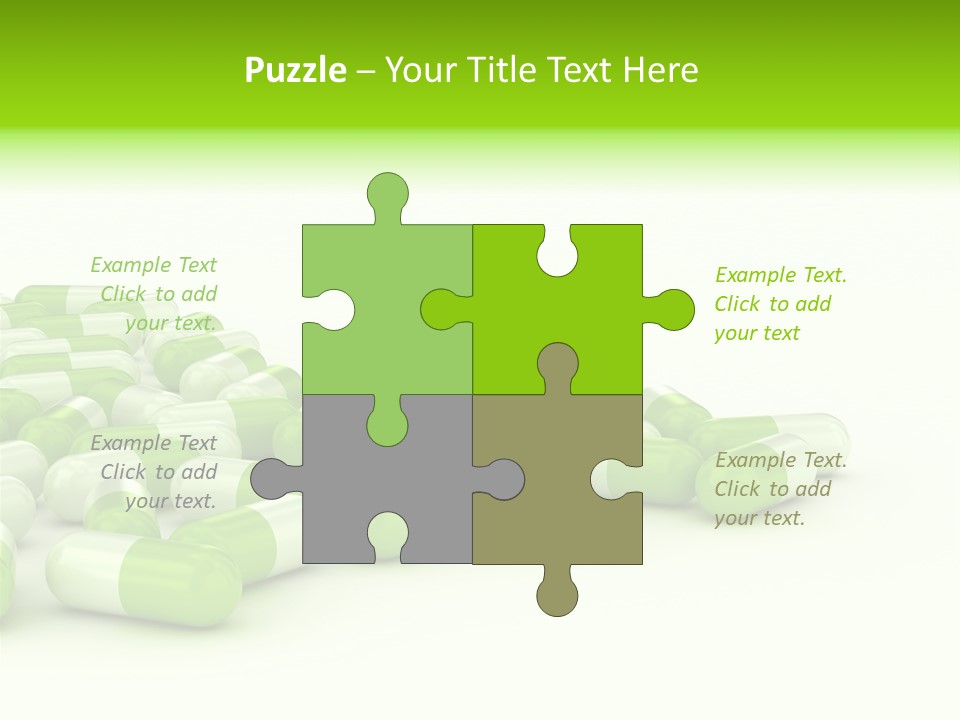 Pharmacy White Closeup PowerPoint Template